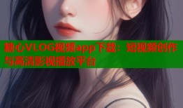 糖心VLOG视频app下载：短视频创作与高清影视播放平台