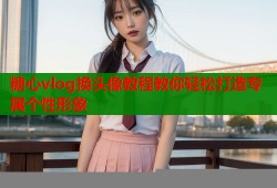 糖心vlog换头像教程教你轻松打造专属个性形象