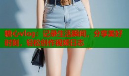 糖心vlog：记录生活瞬间，分享美好时刻，轻松创作视频日志