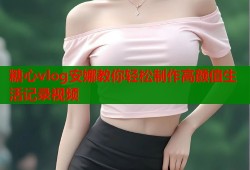 糖心vlog安娜教你轻松制作高颜值生活记录视频