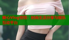糖心Vlog恬恬：时尚生活分享与娱乐互动平台