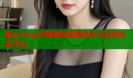 糖心vlog小辣椒短视频创作与互动社区平台