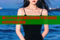 糖心vlog全明星阵容揭秘平家功能轻松创作精彩视频