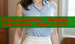 国产糖心Vlog在线观看平台，海量视频资源，日更精选中日韩影视，流畅播放，免费观看