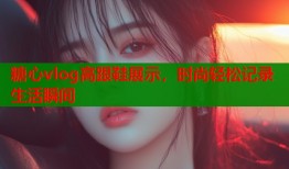 糖心vlog高跟鞋展示，时尚轻松记录生活瞬间
