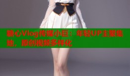 糖心Vlog传媒小巨：年轻UP主聚集地，原创视频多样化