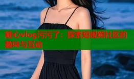 糖心vlog污污了：探索短视频社区的趣味与互动