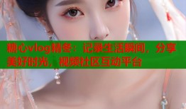 糖心vlog精冬：记录生活瞬间，分享美好时光，视频社区互动平台