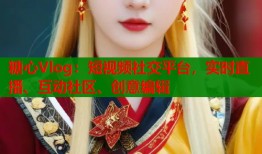 糖心Vlog：短视频社交平台，实时直播、互动社区、创意编辑