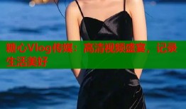 糖心Vlog传媒：高清视频盛宴，记录生活美好