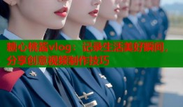 糖心桃酱vlog：记录生活美好瞬间，分享创意视频制作技巧