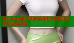 糖心vlog僵尸娘带你揭秘日常趣味生活与创意分享
