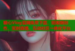 糖心Vlog官网免费下载，短视频创作、实时直播、互动社区一体化平台