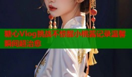 糖心Vlog挑战不惊醒小桃酱记录温馨瞬间超治愈
