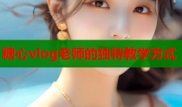 糖心vlog老师的独特教学方式