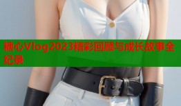 糖心Vlog2023精彩回顾与成长故事全纪录