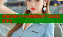 谭晓彤糖心Vlog短视频创作与互动社区平台