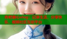 杏吧糖心vlog：记录生活，分享快乐，视频社区互动平台