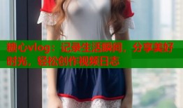 糖心vlog：记录生活瞬间，分享美好时光，轻松创作视频日志