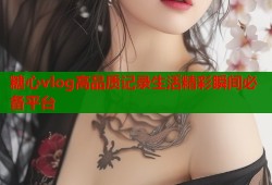糖心vlog高品质记录生活精彩瞬间必备平台