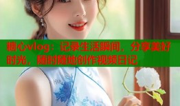 糖心vlog：记录生活瞬间，分享美好时光，随时随地创作视频日记