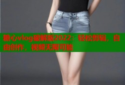 糖心vlog破解版2022：轻松剪辑，自由创作，视频无限可能