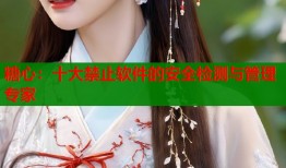 糖心：十大禁止软件的安全检测与管理专家