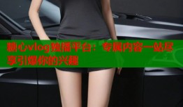 糖心vlog独播平台：专属内容一站尽享引爆你的兴趣