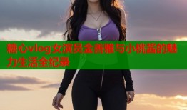 糖心vlog女演员金善雅与小桃酱的魅力生活全纪录