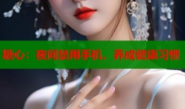 糖心：夜间禁用手机，养成健康习惯