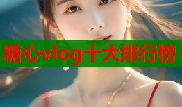 糖心vlog十大排行榜