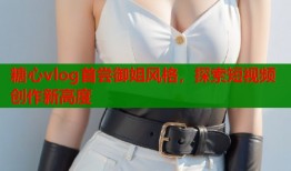 糖心vlog首尝御姐风格，探索短视频创作新高度