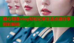糖心博客vlog轻松记录生活点滴分享精彩瞬间