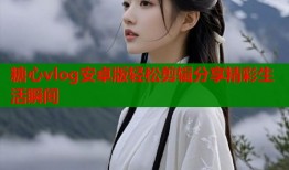 糖心vlog安卓版轻松剪辑分享精彩生活瞬间