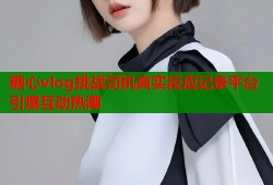 糖心vlog挑战司机真实反应记录平台引爆互动热潮
