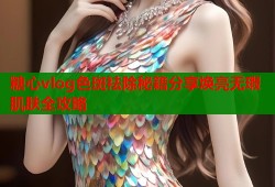 糖心vlog色斑祛除秘籍分享焕亮无瑕肌肤全攻略