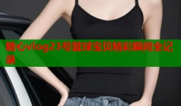 糖心vlog23号篮球宝贝精彩瞬间全记录