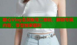 糖心Vlog会员账号二维码，解锁专属内容，享受独家福利