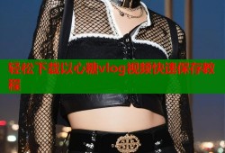 轻松下载以心糖vlog视频快速保存教程