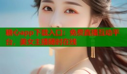 糖心app下载入口：免费直播互动平台，美女主播随时在线