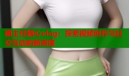 捅主任糖心vlog：探索视频创作与社交互动的新高度