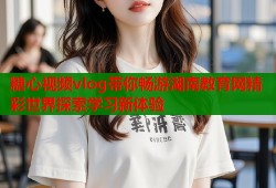 糖心视频vlog带你畅游湖南教育网精彩世界探索学习新体验