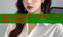 糖心Vlog体验会员：独家内容、专属福利、精彩互动
