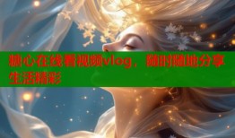 糖心在线看视频vlog，随时随地分享生活精彩