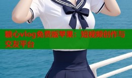 糖心vlog免费版苹果：短视频创作与交友平台