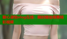 糖心淑怡vlog在线：随时随地观看精彩视频