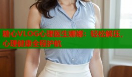 糖心VLOG心理医生娜娜：轻松解压，心理健康全程护航