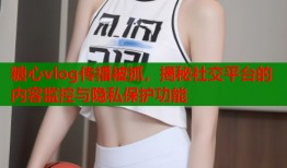糖心vlog传播被抓，揭秘社交平台的内容监控与隐私保护功能