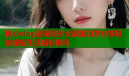 糖心vlog洛丽塔少女甜美日常分享轻松捕捉生活精彩瞬间
