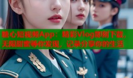 糖心短视频App：精彩Vlog即刻下载，无限甜蜜等你发现，记录分享你的生活